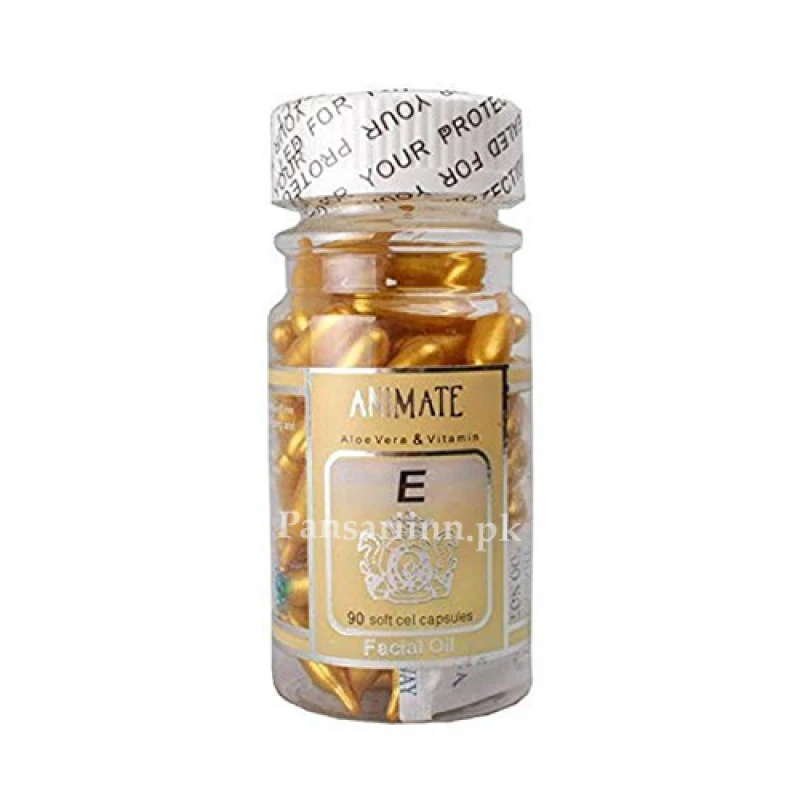 Vitamin E Facial Capsules - 10g x 90 capsules - Animate  